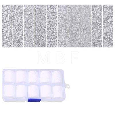 10Rolls 10 Styles Nail Art Transfer Stickers MRMJ-R090-67A-1