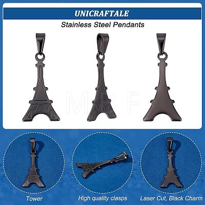 Unicraftale 304 Stainless Steel Pendants STAS-UN0037-82-1