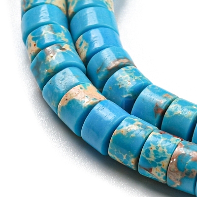 Synthetic Imperial Jasper Dyed Beads Strands G-D077-D01-02H-1