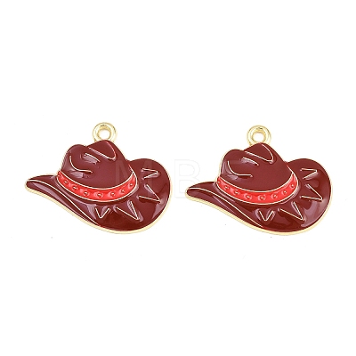 West Cowboy Theme Alloy Enamel Pendants ENAM-L056-01F-05-1