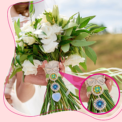2Pcs Alloy Brooch Findings JEWB-NB00003-1