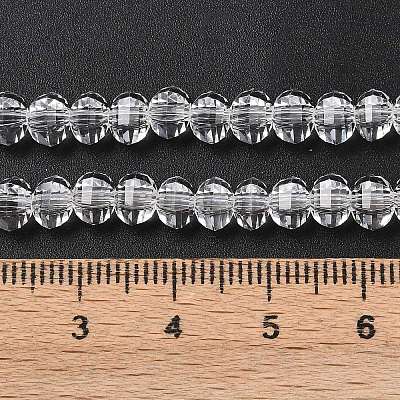 Transparent Glass Beads Strands GLAA-G125-01A-01-1