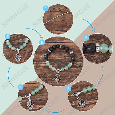 DIY Yoga Bracelet Making Kit DIY-SC0019-29-1