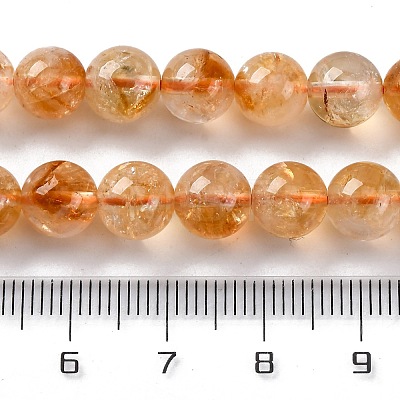 Natural Citrine Bead Strands G-P466-01C-01-1