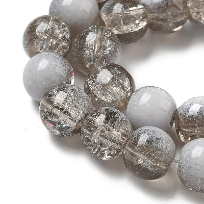 Crackle Glass Beads Strands GLAA-U001-8mm-06-1