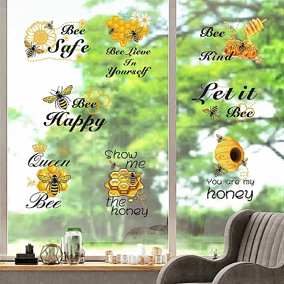 16 Sheets 8 Styles PVC Waterproof Wall Stickers DIY-WH0345-157-1