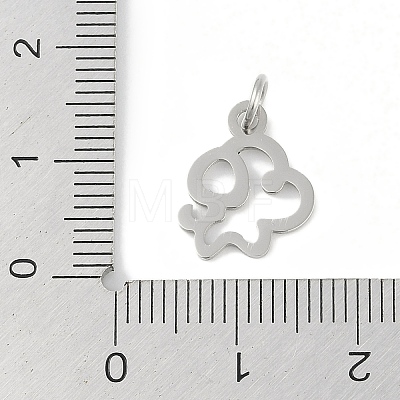 Non-Tarnish 304 Stainless Steel Pendants STAS-L279-001P-01-1