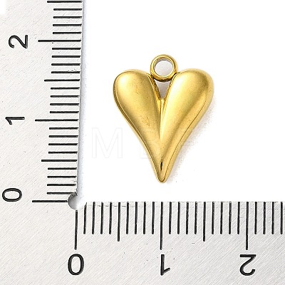 201 Stainless Steel Pendants STAS-G338-07G-1-1