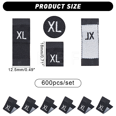  Clothing Size Labels(XL) FIND-NB0001-82A-02-1