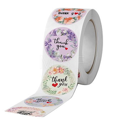 Self-Adhesive Paper Thank You Roll Stickers PAAG-PW0001-154-1