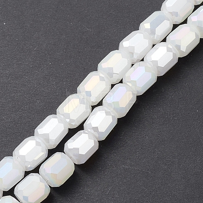 Imitation Jade Glass Beads Strands EGLA-K015-04D-1