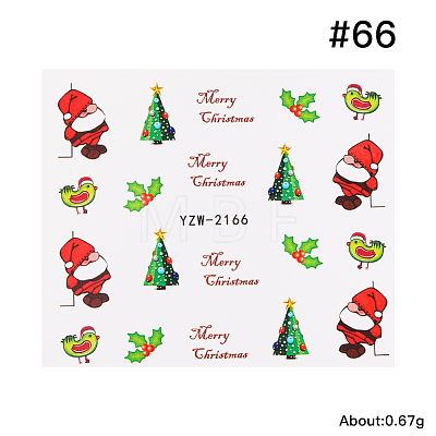 3D Christmas Nail Stickers MRMJ-Q058-2166-1