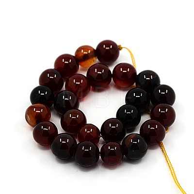 Natural Agate Beads Strands G-G515-4mm-04-1