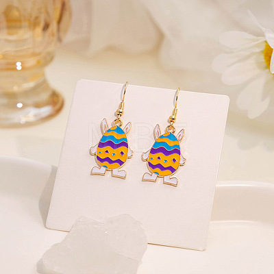 Easter Alloy & Enamel Dangle Earrings FS-WG08BA2-01-1