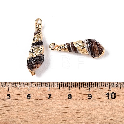 Natural Sea Shell Pendants SSHEL-N038-33-1