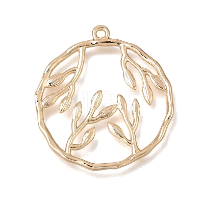 Brass Pendants KK-H293-06B-G-1