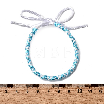 Adjustable Polyester Cord Braided Friendship Bracelets FB-CBA27E8-02A-1