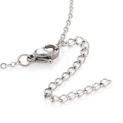 304 Stainless Steel Enamel Jewelry Sets SJEW-H302-05-1