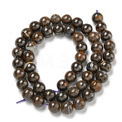 Natural Boulder Opal Beads Strands G-P544-A01-02-1