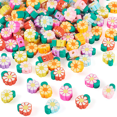 Handmade Polymer Clay Beads CLAY-TAC0015-04-1