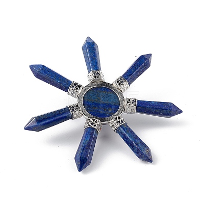 Chakra Natural Lapis Lazuli Energy Tower Pyramid G-L524-08P-06-1