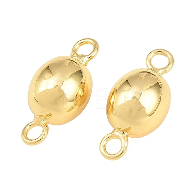 Brass Connector Charms KK-CBA57A9-02G-1