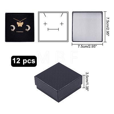  Cardboard Jewelry Boxes CBOX-NB0001-19B-1