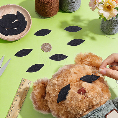 150 Pairs Felt Craft Doll Eye DIY-NB0016-43A-1