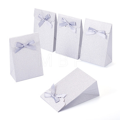 Rectangle Glitter Paper Gift Bags CARB-TAC0002-05B-1