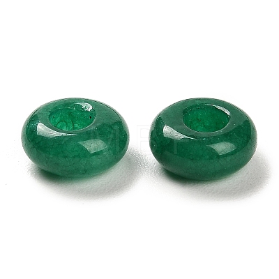 Natural Malaysia Jade Dyed European Beads G-R488-02D-1