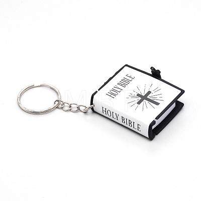 Plastic Keychains KEYC-WH0020-15A-1