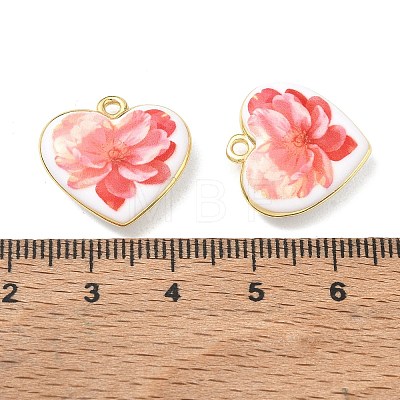 Printed Brass Pendants KK-CBAF9BC-02G-1