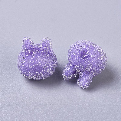 Bunny Resin Beads RESI-L028-C-1