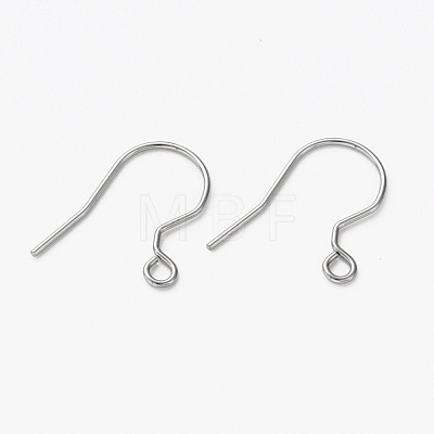 304 Stainless Steel Earring Hooks STAS-L253-003P-1