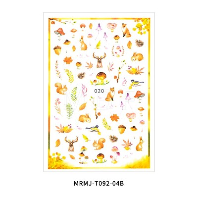 Nail Art Stickers Decals MRMJ-T092-04B-1