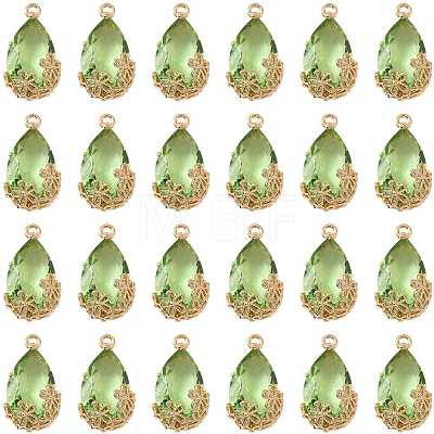Transparent Glass Pendants GLAA-FZ0001-02J-1