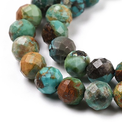 Natural HuBei Turquoise Beads Strands G-C009-A16-1
