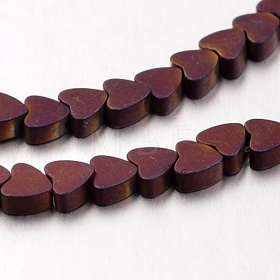 Electroplate Non-magnetic Synthetic Hematite Beads Strands G-F300-23A-F04-1