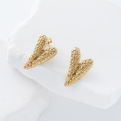 Valentine's Day 304 Stainless Steel Stud Earrings LS-DC4615-1