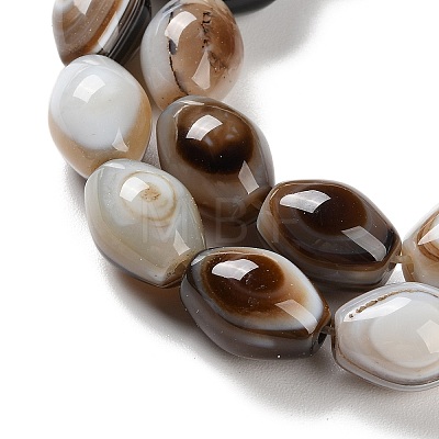 Natural Eye Agate Beads Strands G-NH0019-D03-02-1