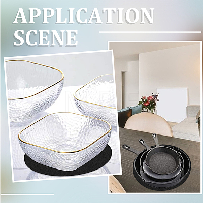 22Pcs 3 Styles Felt Anti-Slip Pad DIY-GF0011-30C-1
