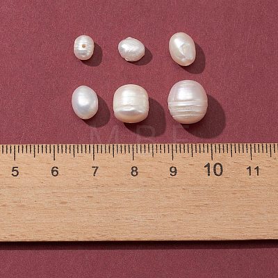 4 Styles Natural Cultured Freshwater Pearl Beads SHEL-FS0001-04-1