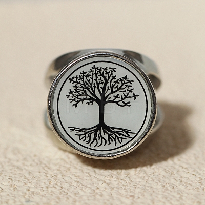 Tree of Life Urn Ashes Ring PW-WGCA7CF-02-1