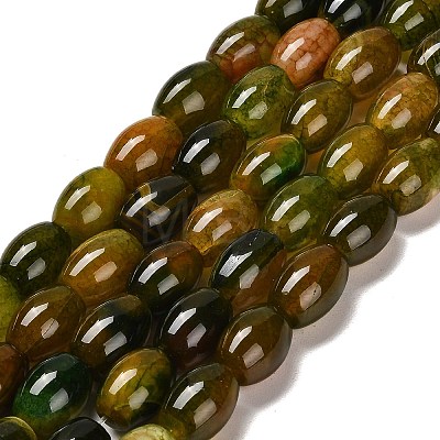 Natural Agate Beads Strands G-B079-E01-01F-1