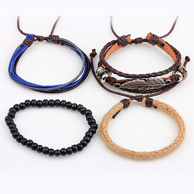 Multi-strand Bracelets BJEW-N0011-011-1
