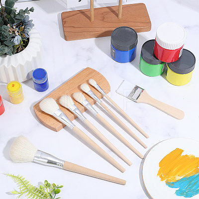 7Pcs Wool Painting Pen Brush Set AJEW-WH0485-80-1