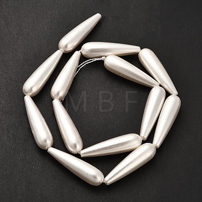 Electroplate Shell Pearl Beads Strands BSHE-G010-8x31mm-01-1