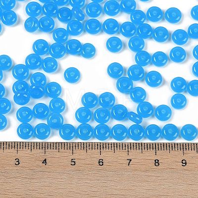 Transparent Colours Glass Seed Beads SEED-P008-01B-08-1