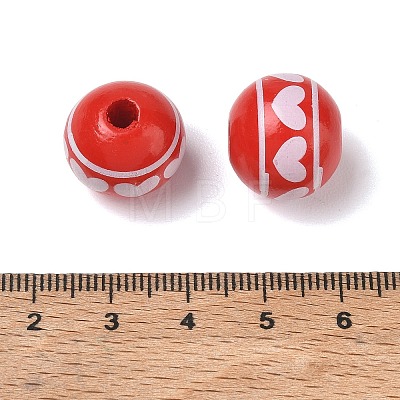 Wood European Beads WD-CBA5363-01B-1