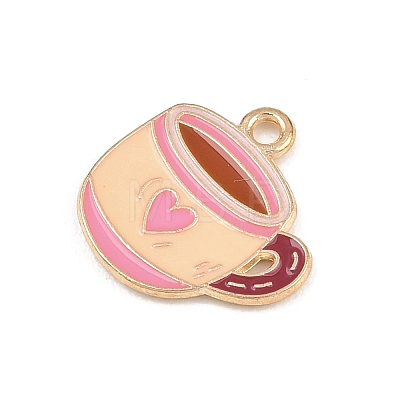 Valentine's Day Alloy Enamel Pendants ENAM-I084-01KCG-27-1